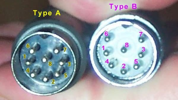 DIN45326 connector reference