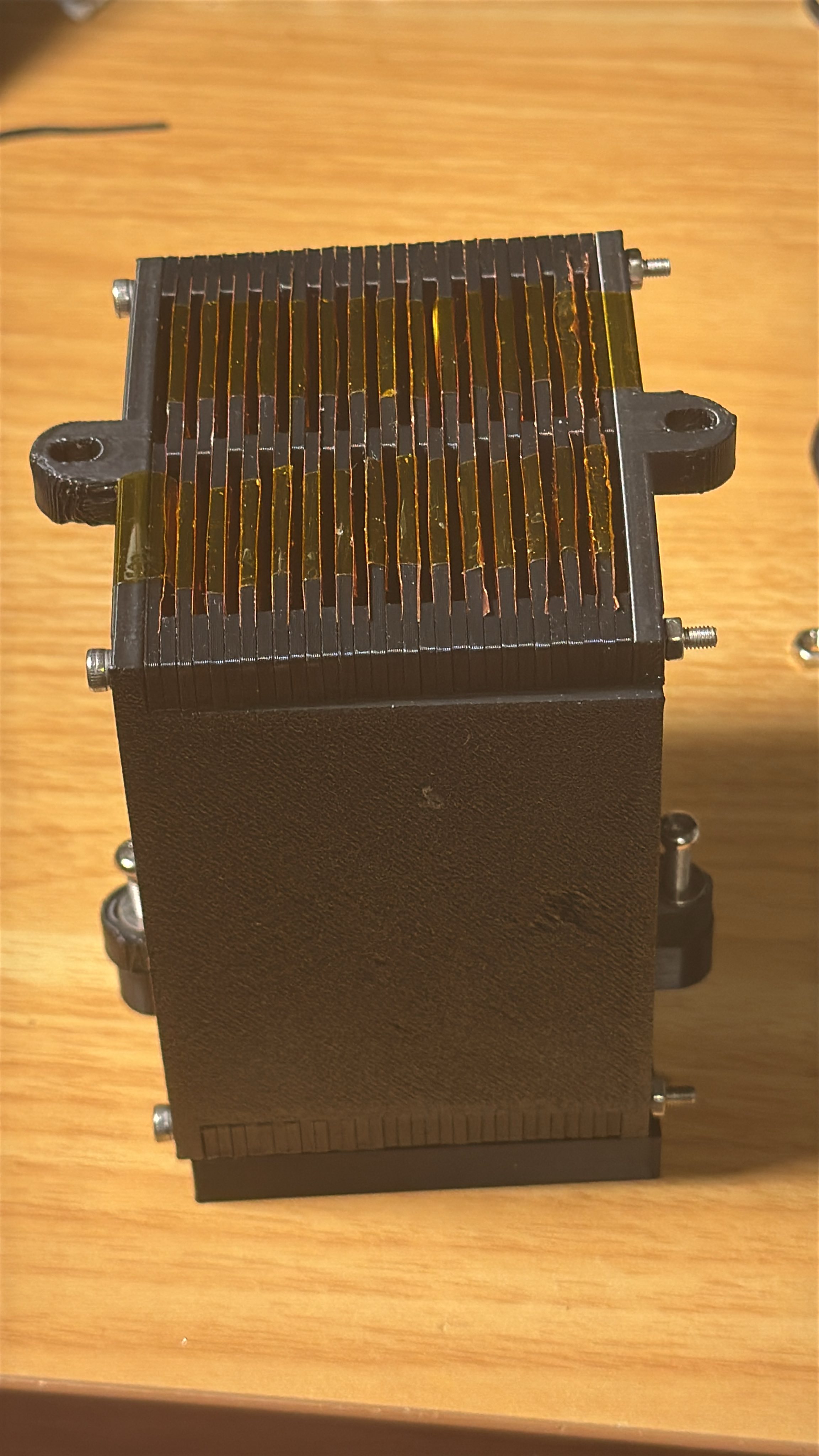 Completed heat exchanger